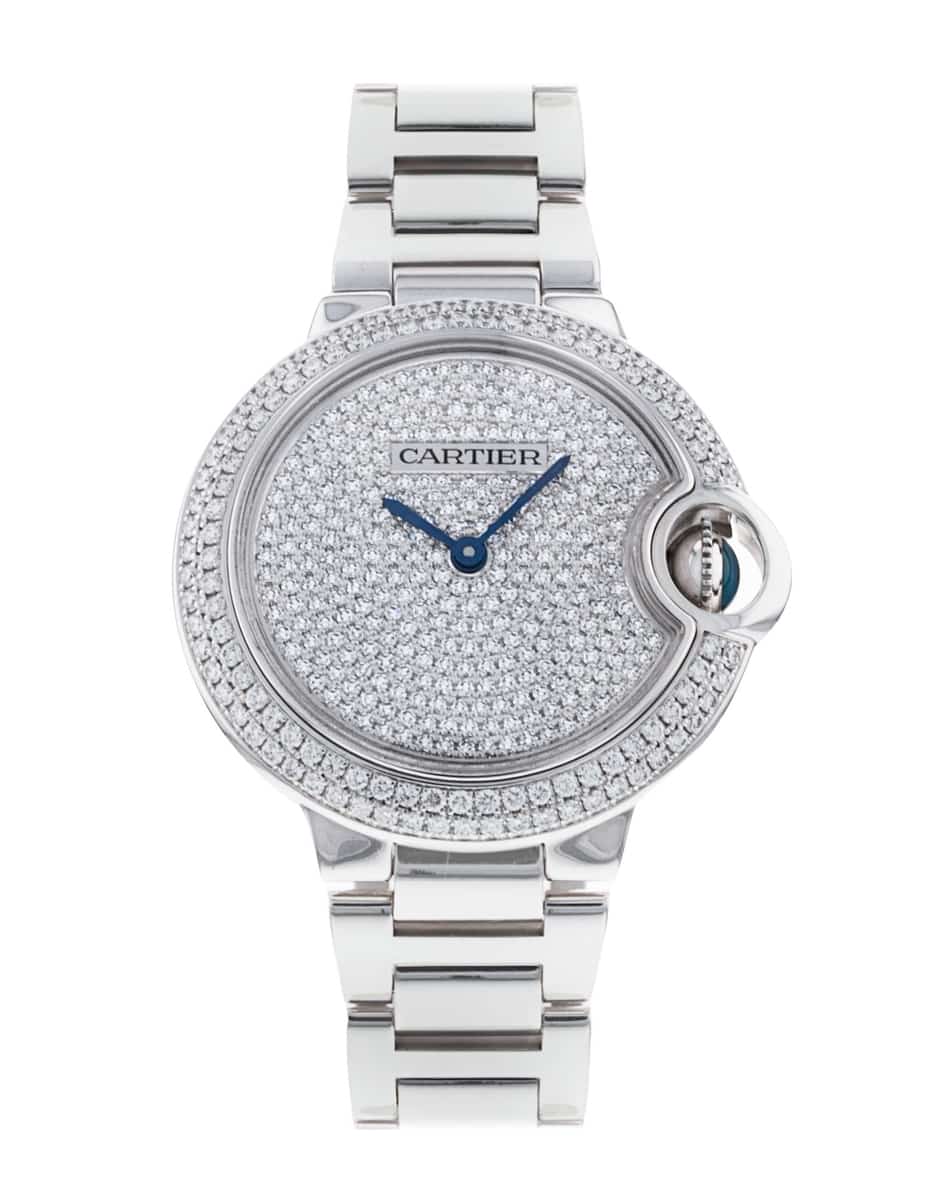 Cartier ballon 2025 bleu diamond